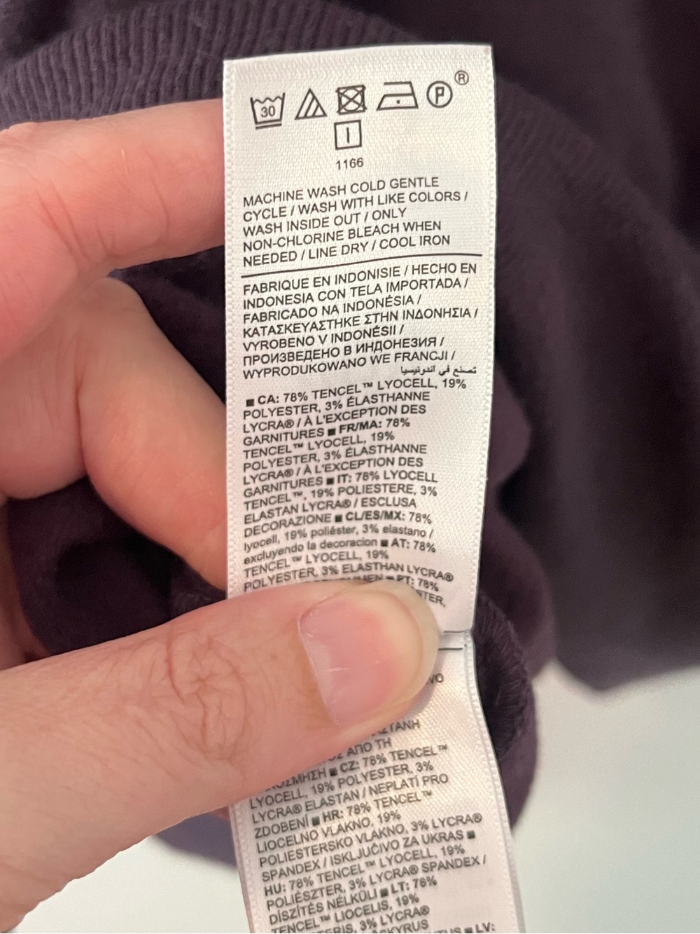 Athleta Women’s Recharge Sweatshirt Cross Front Purple Plum Iris Size Small - Picture 8 of 10
